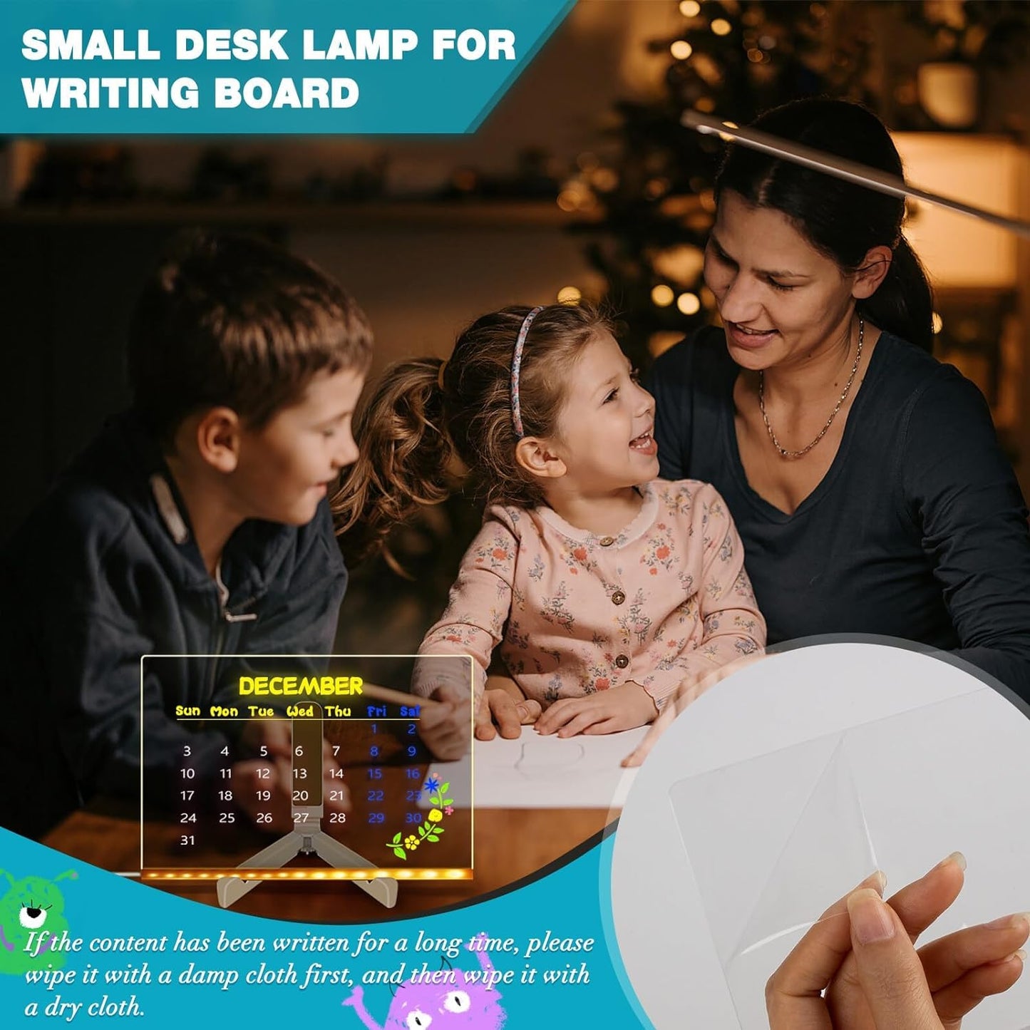 Christmas Kids Gift - LED Glow Writing Board for Creative Fun!