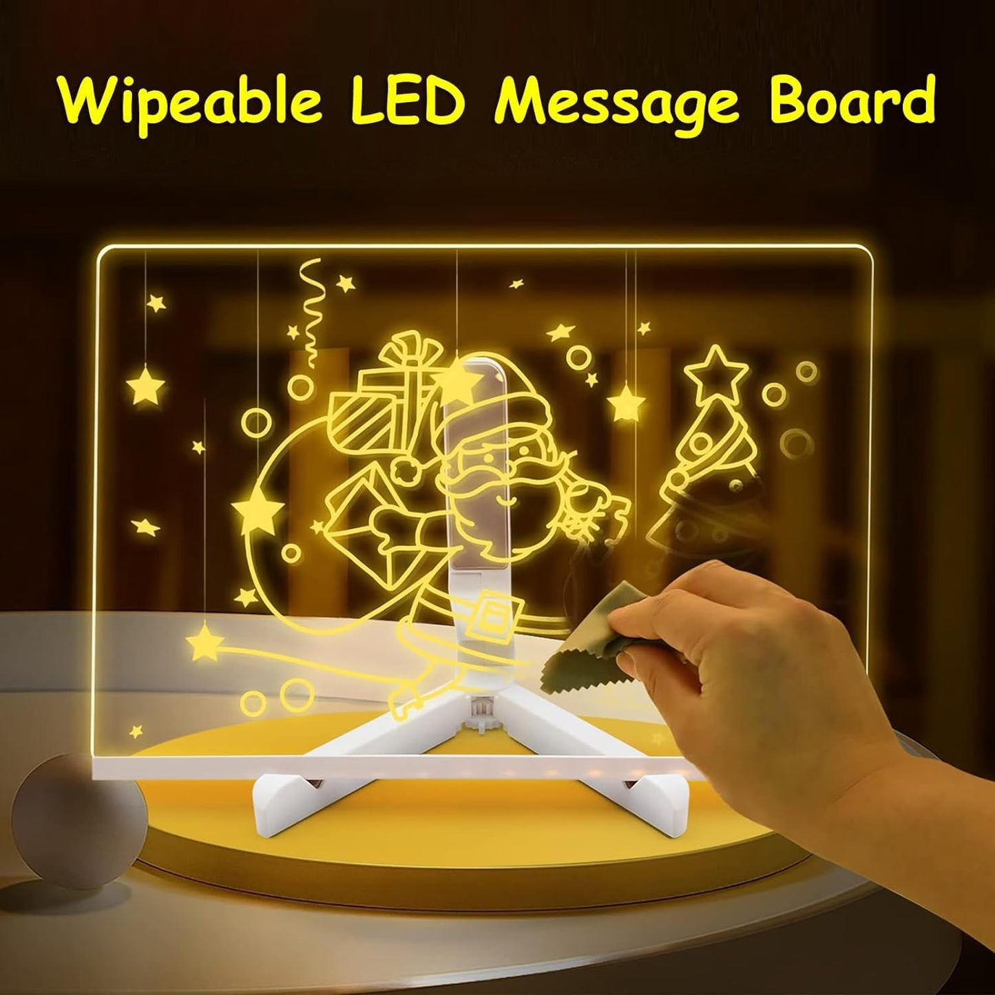Christmas Kids Gift - LED Glow Writing Board for Creative Fun!