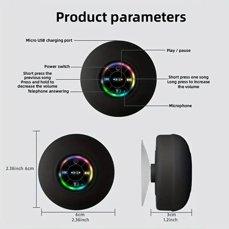 π΅ Waterproof Bluetooth Shower Speaker - The Best Christmas Gift π