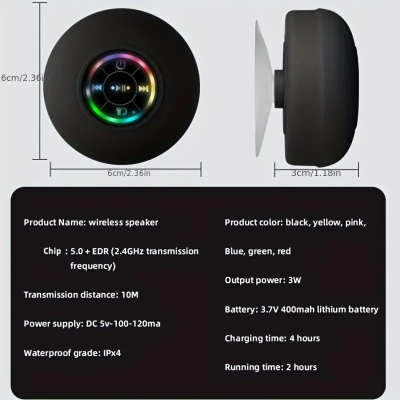 π΅ Waterproof Bluetooth Shower Speaker - The Best Christmas Gift π