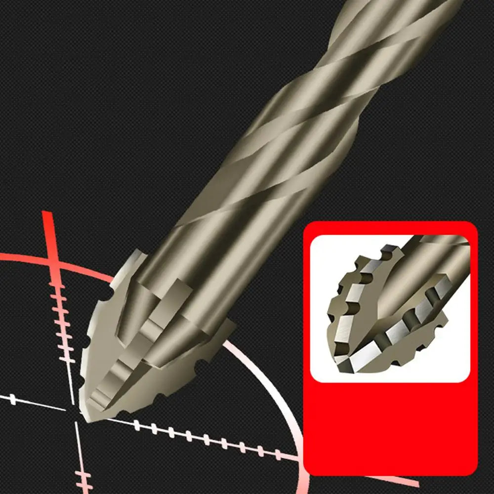 High Hardness Four-blade Serrated Drill bit