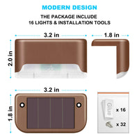 Solar Pathway Lights Outdoor - 12 Pack Super Bright Waterproof Landscape Lighting with Auto On/Off, 360° Wide Angle for Yard, Driveway, Garden (Warm White)