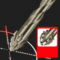 High Hardness Four-blade Serrated Drill bit